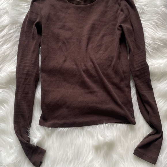 brown TNA homestretch long sleeve - Picture 3 of 6